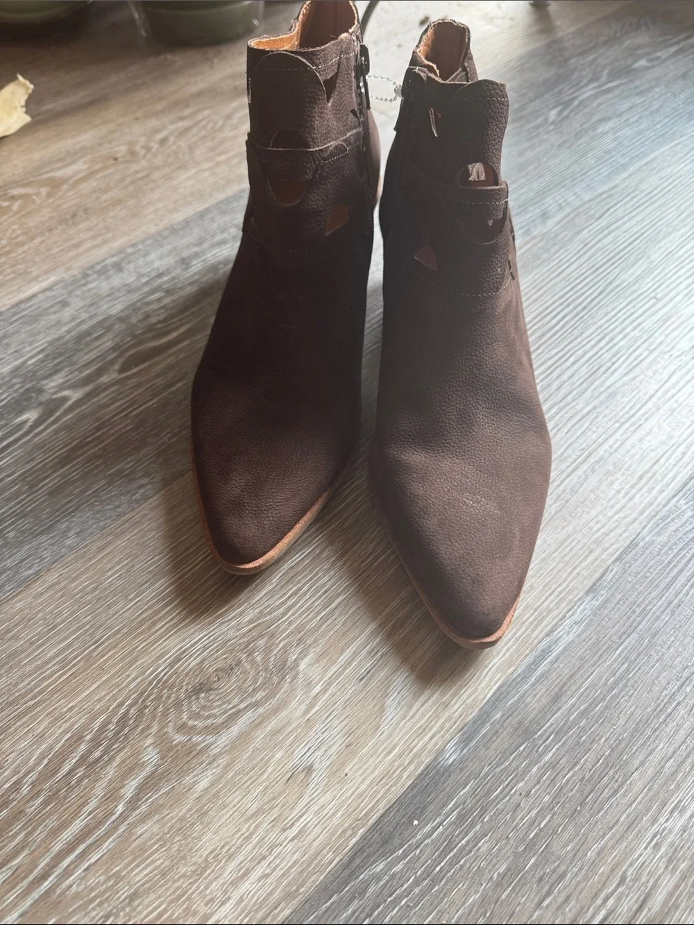 Lucky Brand brown suede
